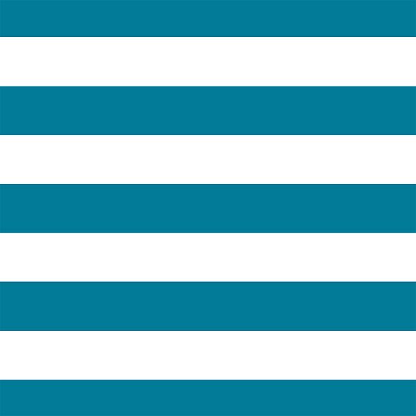 Horizontal Play Stripe in Peacock