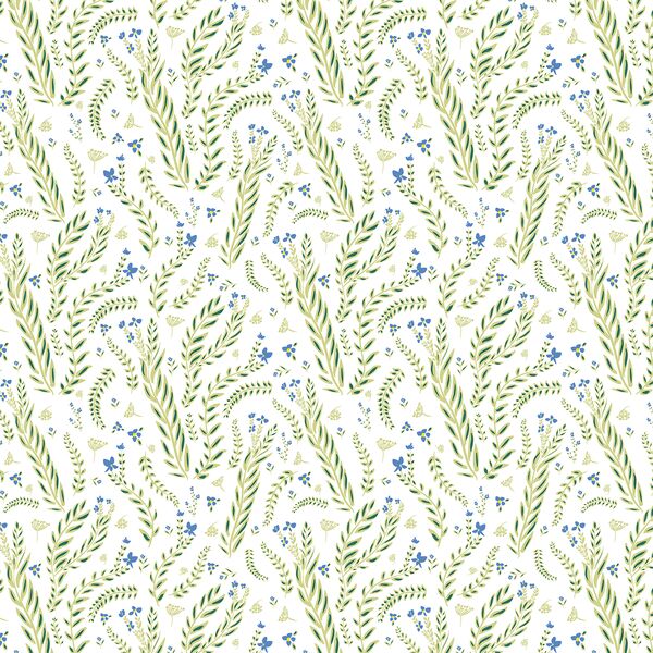 Ocean Flora in White