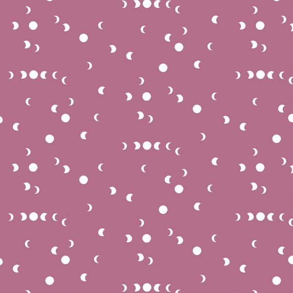 Waning Moon in Celestial Violet