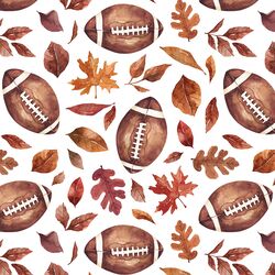 Football Foliage in White