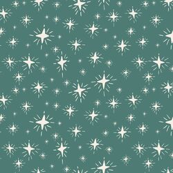 Sparkle Stars in Pine Green