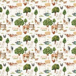 Little Farm Animals in Cream