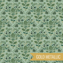 Artichoke in Sage Metallic