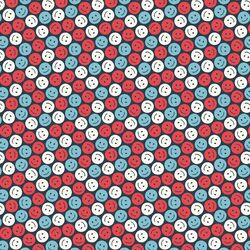 Smiley Faces in Sea Blue
