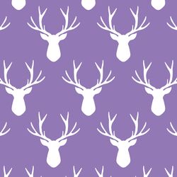 Stag Silhouette in Amethyst