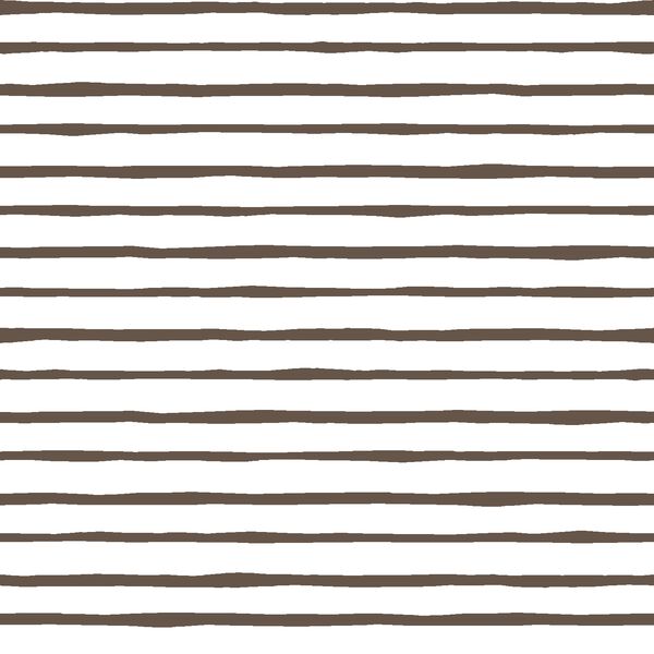 Artisan Stripe in Timber on White