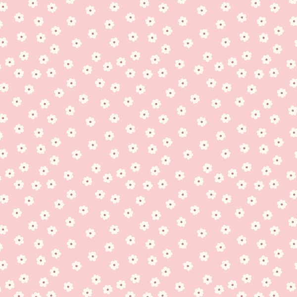 Ditsy Floral in Petal Pink