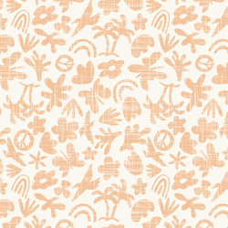 Textured Let's Play in Apricot