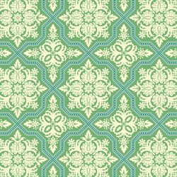 Tile Flourish in Green Tea