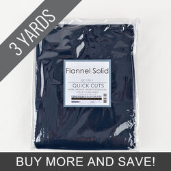 Flannel in Navy - 3 Yard Quick Cut