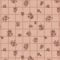 Ditsy Check in Soft Brown