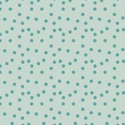Boho Polka Dots in Ocean Aqua
