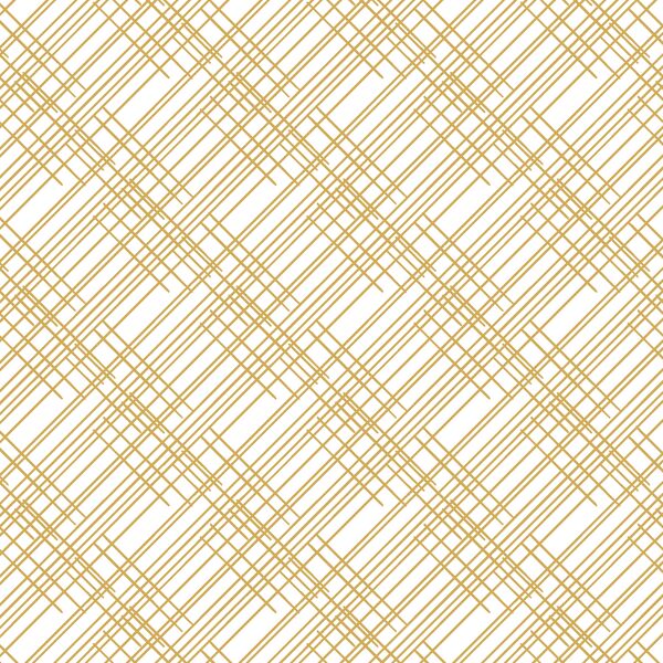 Thatched in Straw on White