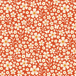 Wildflower Whimsy in Red