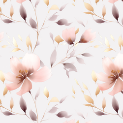 Floral Branches in Mist