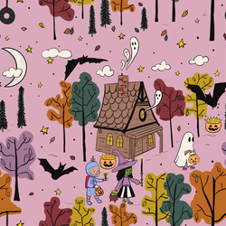 A Night of Trick or Treat in Autumn