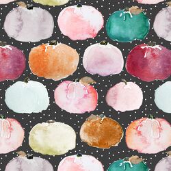 Pastel Pumpkin in Dotted on Onyx