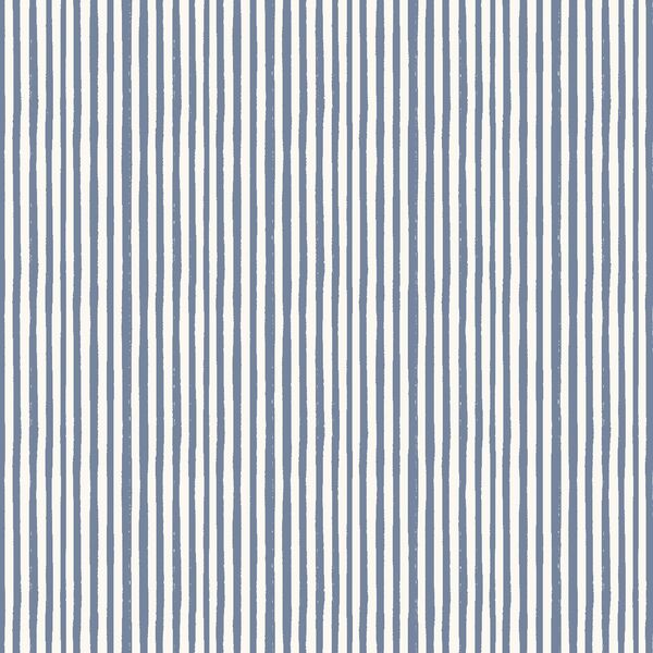Rough Stripe in Slate Blue