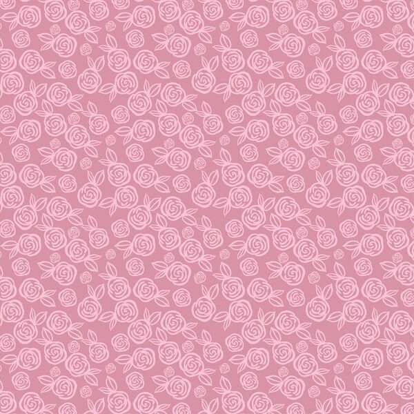 Little Tea Roses in Spring Lilac