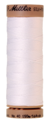 White (9136-2000) - Silk Finish Cotton 40wt - 164 Yards