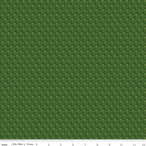 Tonal Floral in Hunter