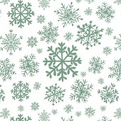 Snowy Skies in Soft Pine on White