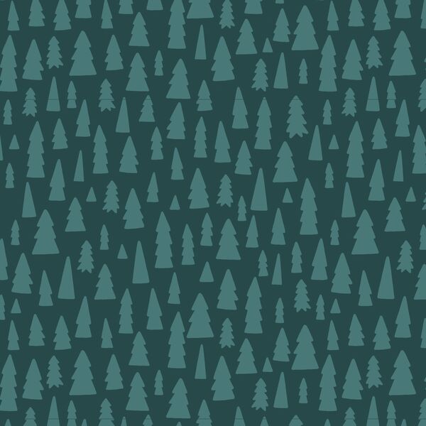Pine Forest in Midnight