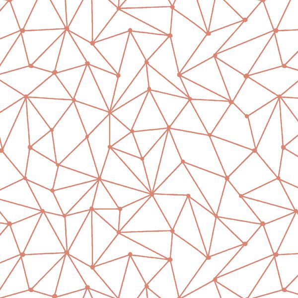 Astral Nights in Desert Rose on White