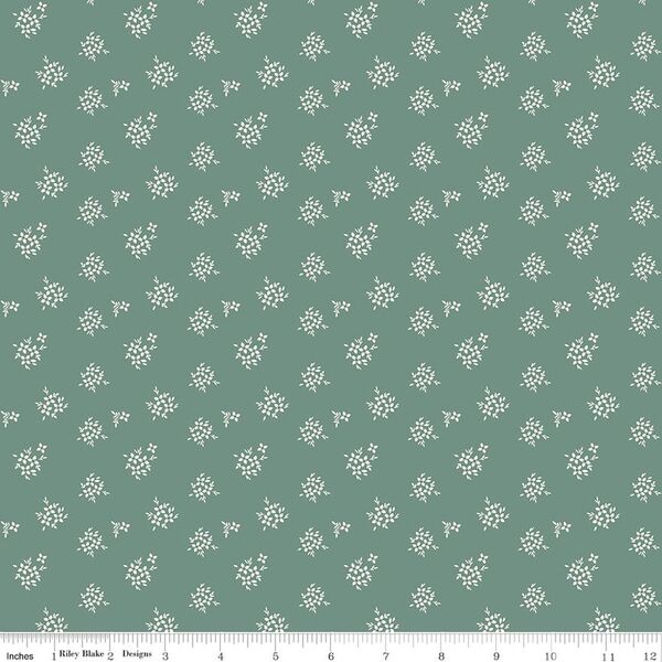 Ditsy in Aqua