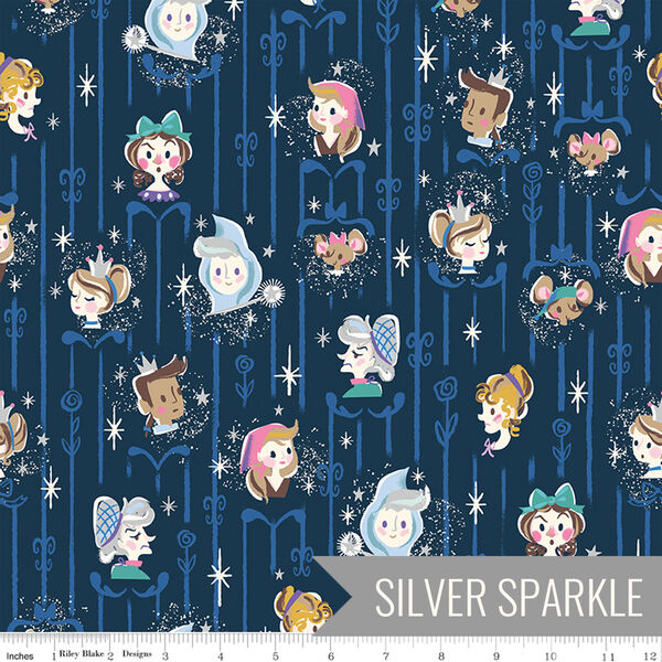 Cast in Riley Navy Sparkle