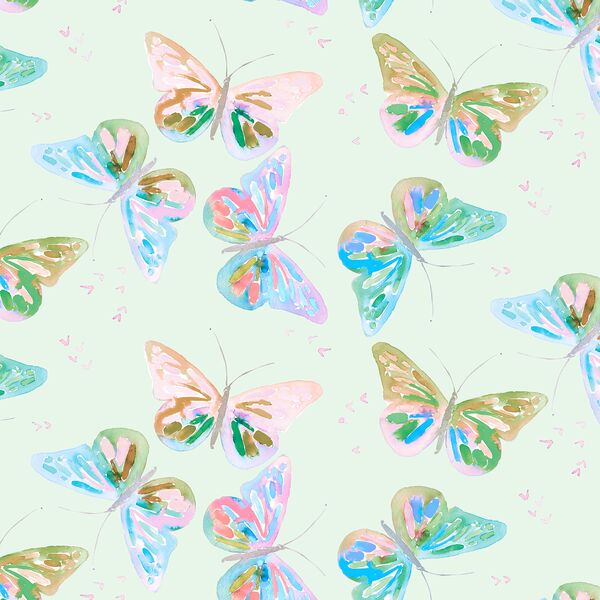 Butterflies in Soft Clover