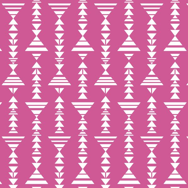 Little Tribal Stripe in Petunia