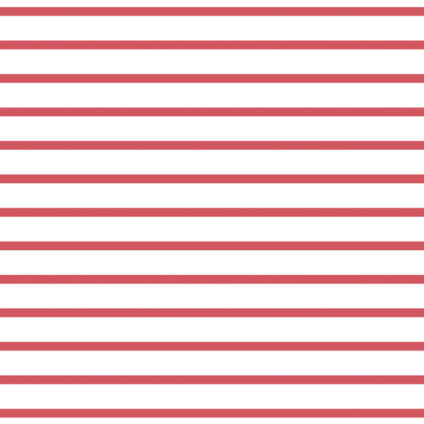 Small Modern Stripe in Red Ginger