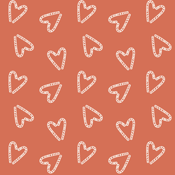 Peppermint Hearts in Candy Cane