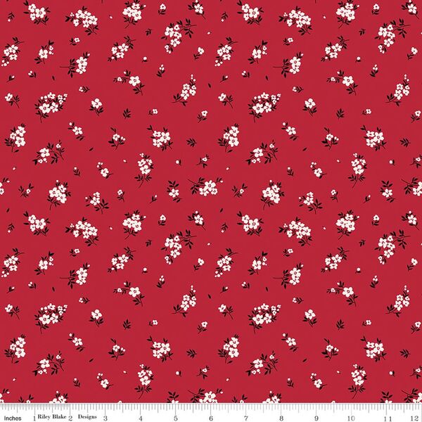 Mini Flowers in Red