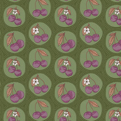 Dotted Cherries in Olive