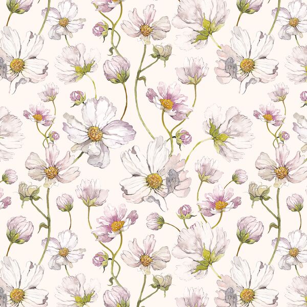 Spring Cosmos in Eggshell