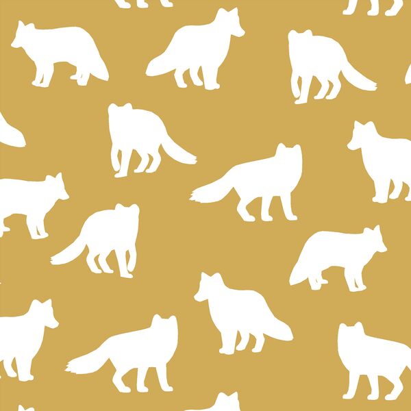 Fox Silhouette in Straw