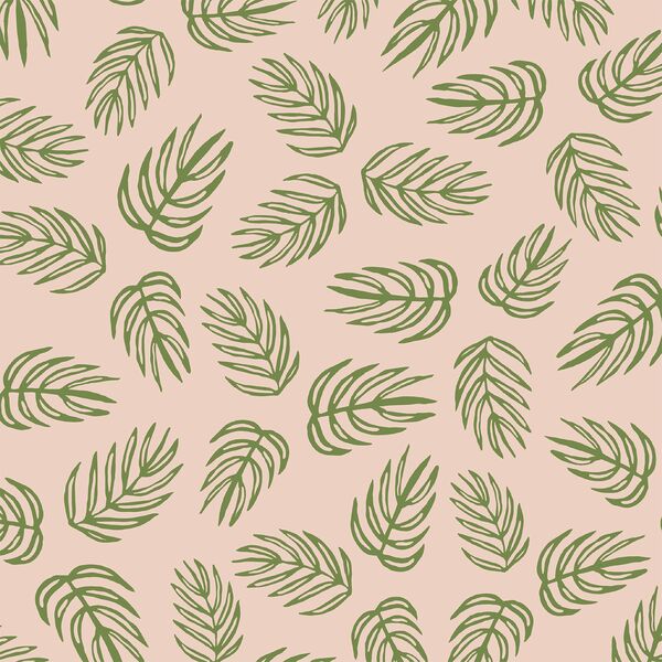 Leaf Fronds in Shell