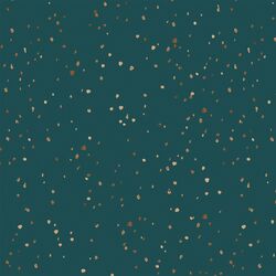 Gold Flecks in Deep Jade