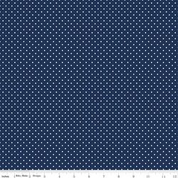 Swiss Dot in Navy