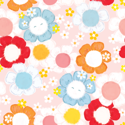 Daisy Bouquet in Pink