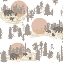 A Walk in the Woods in Dark Shell and White