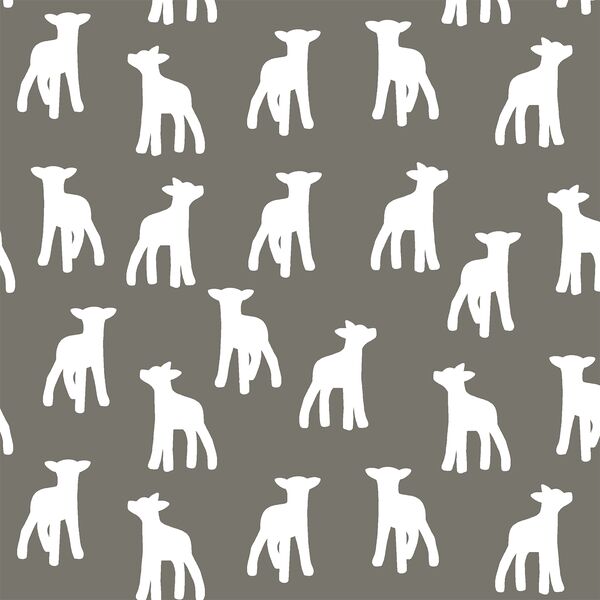 Lamb Silhouette in Greige