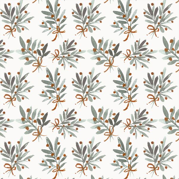 Mistletoe Sprigs in Holiday
