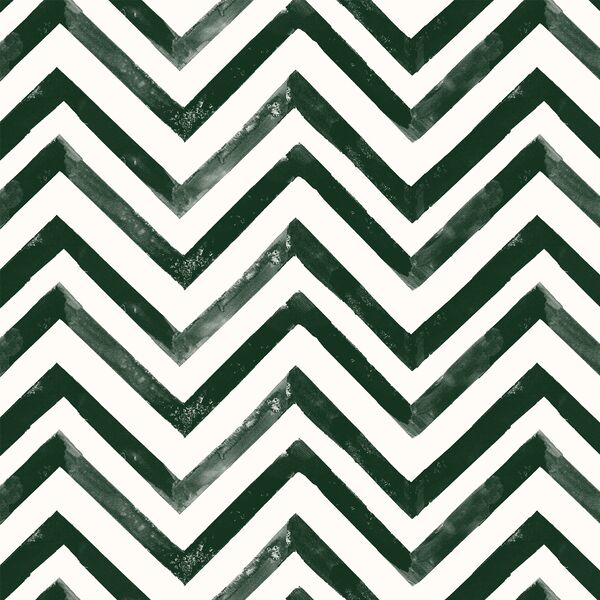 Zig Zag Stripe in Monstera