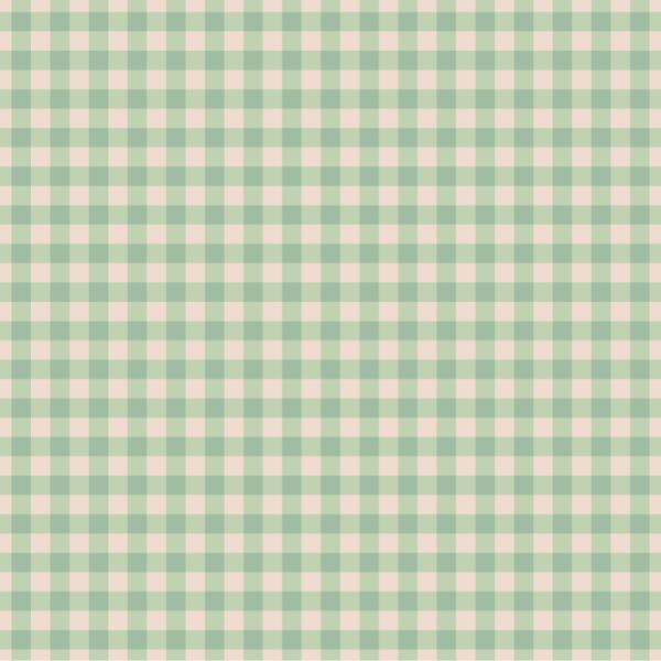 Gingham in Fresh Grass