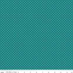 Swiss Dot in Teal