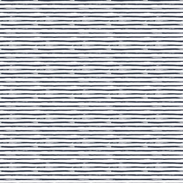 Little Watercolor Stripes in Eclipse