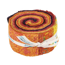 Expressions Batiks 2.5" Strip Roll in Phoenix
